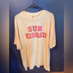 Brand new “Comfort colors” sz XL Sun kissed patches